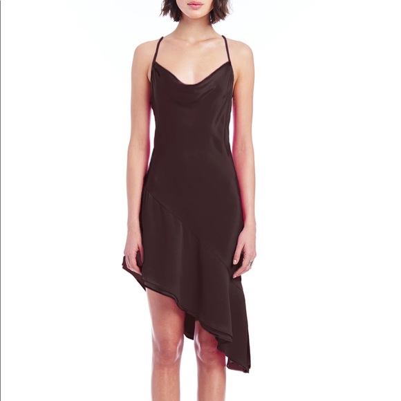 Amanda Uprichard Rafaela Silk Black Dress - Picture 2 of 3